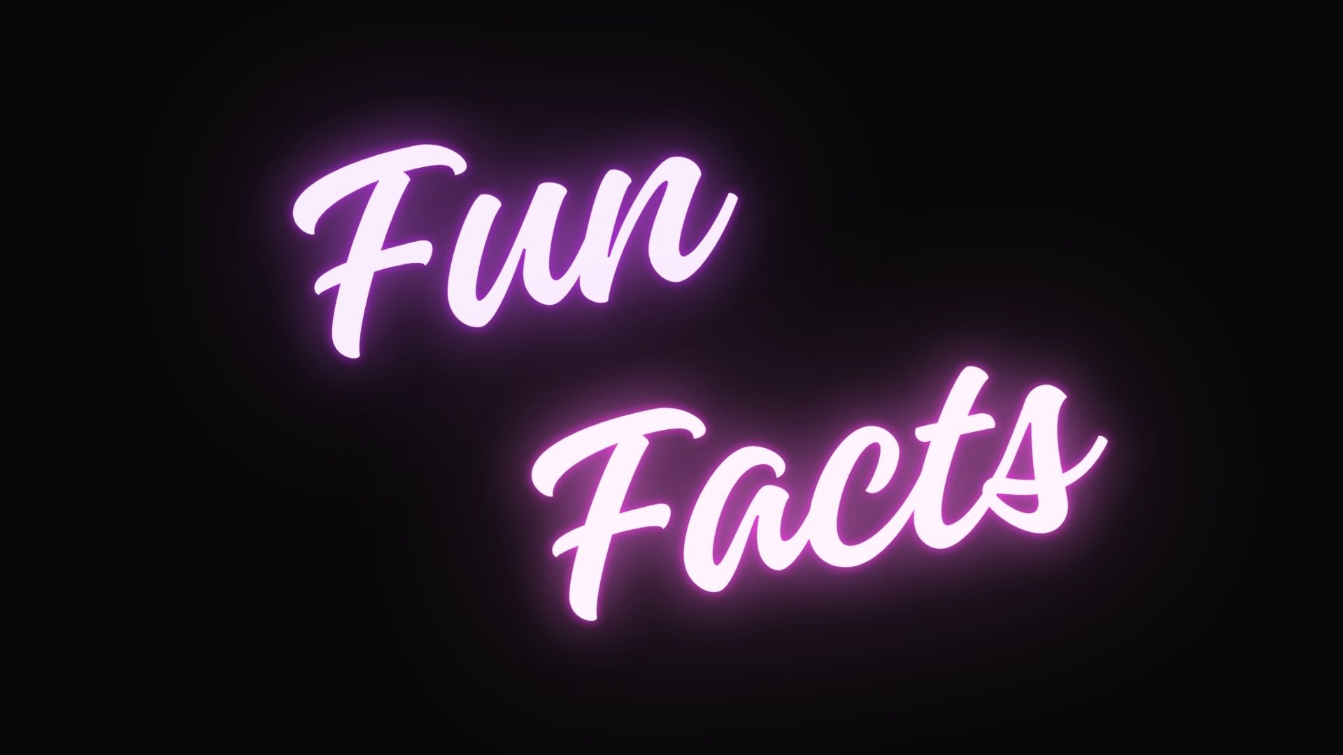 Fun Facts &uuml;ber mich