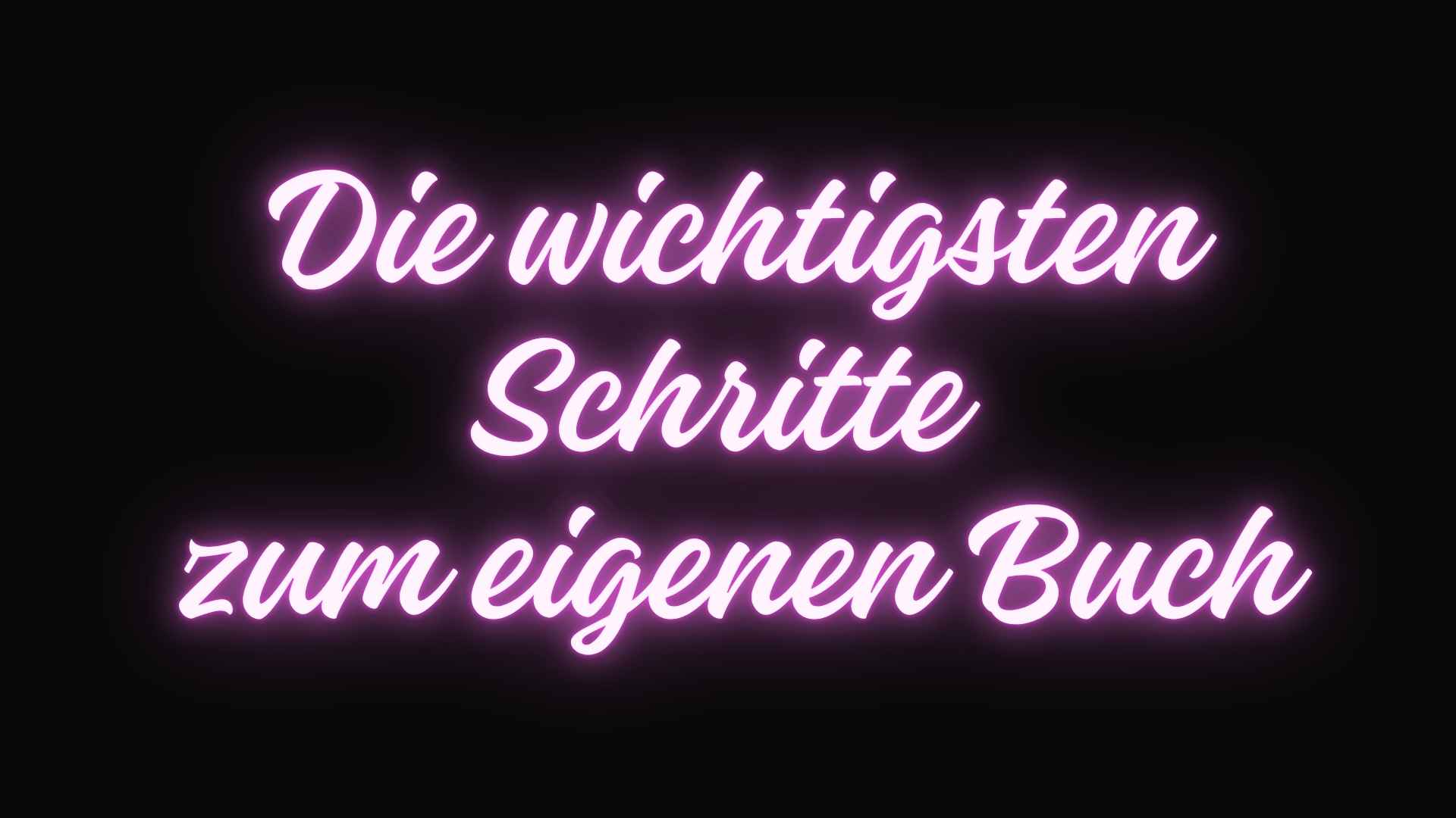 Blog-Beitragsbild: Die wichtigsten Schritte zum eigenen Buch