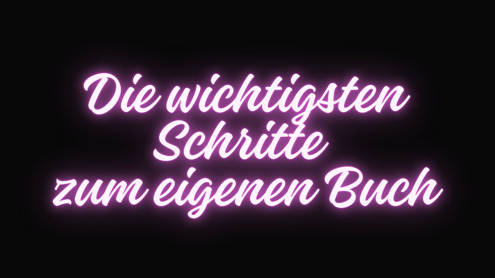 Beitragsbild: Die wichtigsten Schritte zum eigenen Buch